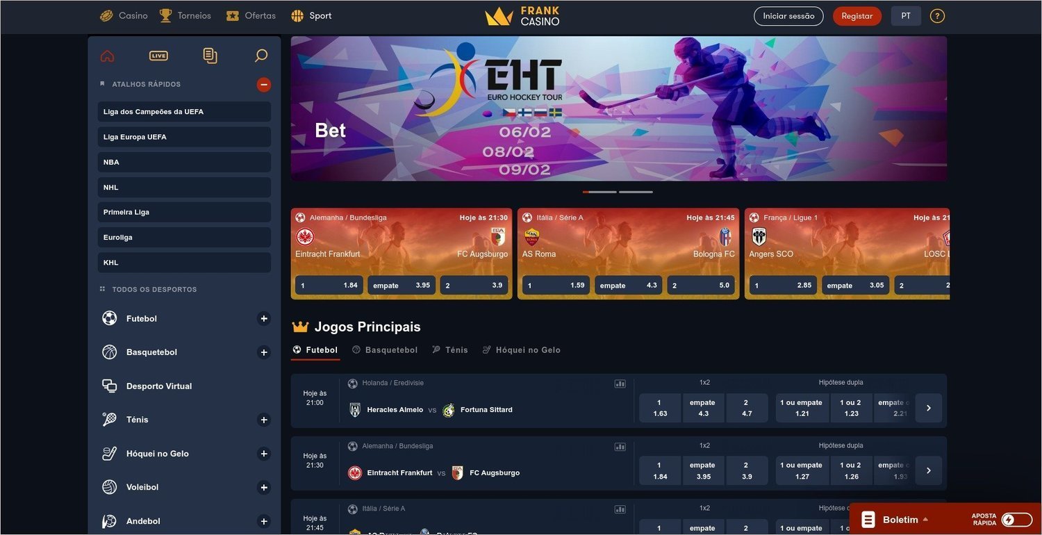 Apostas do Frank
